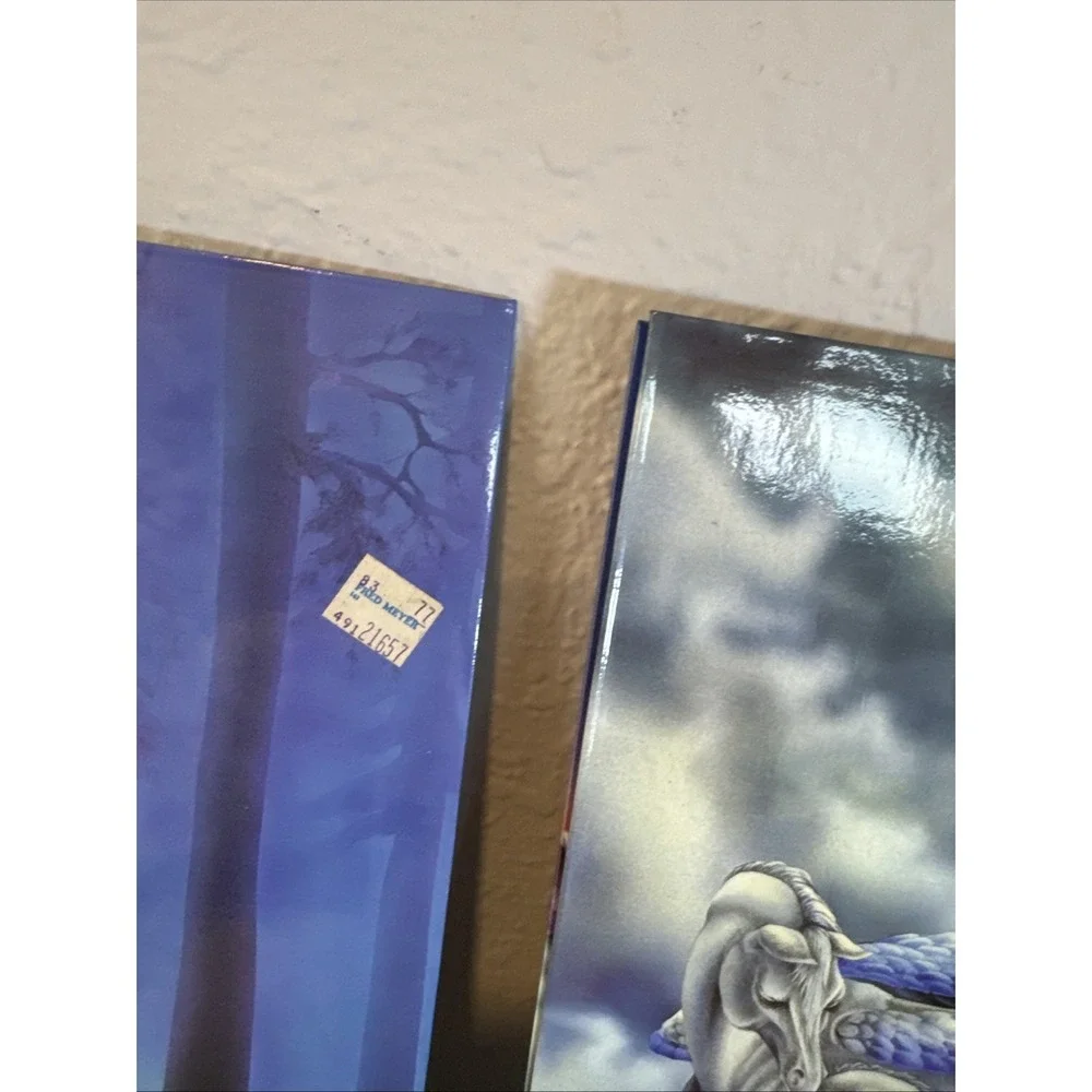 2-Vintage New Folder Portfolio Mead 1985 Unicorn Midnight Fantasy Sue Dawe